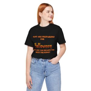 Many Are Preparing For Halloween Unisex Jersey Short Sleeve Tee