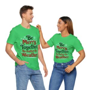 Be Merry Together Unisex Jersey Short Sleeve Tee